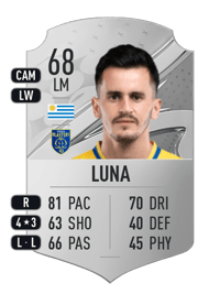 Adrián Luna Rare 68 OVR