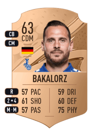 Marvin Bakalorz Rare 63 OVR