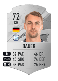 Patrick Bauer Rare 72 OVR