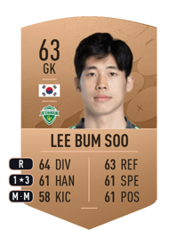 Lee Bum Soo Common 63 OVR