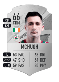 Carl McHugh Rare 66 OVR