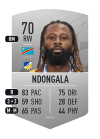 Dieumerci Ndongala Common 70 OVR