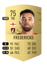 Ryan Fredericks Common 75 OVR