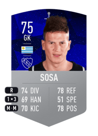 Sebastián Sosa CONMEBOL SUDAMERICANA 75 OVR