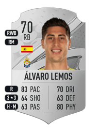 Álvaro Lemos Rare 70 OVR