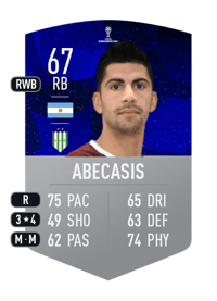 Luciano Abecasis CONMEBOL SUDAMERICANA 67 OVR