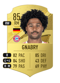 Serge Gnabry Rare 85 OVR