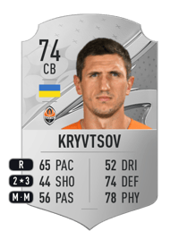 Sergiy Kryvtsov Rare 74 OVR