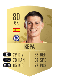 Kepa Common 80 OVR