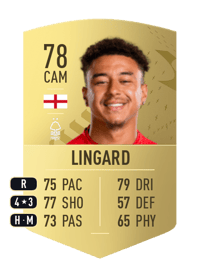 Jesse Lingard Common 78 OVR