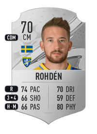 Marcus Rohdén Rare 70 OVR