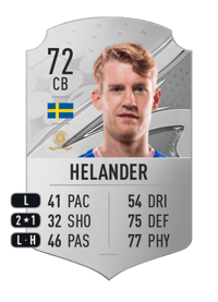 Filip Helander Rare 72 OVR