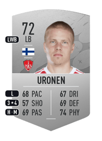 Jere Uronen Common 72 OVR