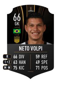 Neto Volpi CONMEBOL LIBERTADORES 66 OVR