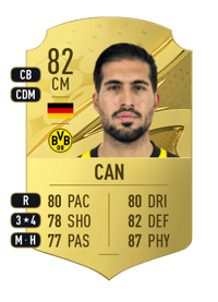 Emre Can Rare 82 OVR