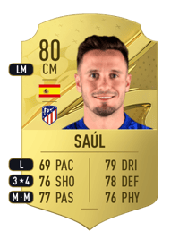 Saúl Rare 80 OVR