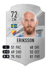 Magnus Eriksson Rare 72 OVR