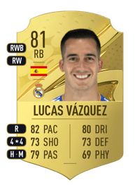 Lucas Vázquez Rare 81 OVR