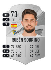 Rubén Sobrino Rare 73 OVR
