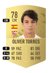 Óliver Torres Common 78 OVR
