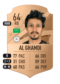 Khalid Al Ghamdi Rare 64 OVR