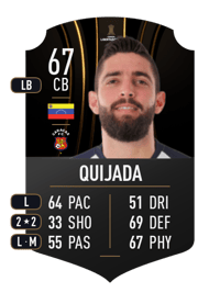 Rubert Quijada CONMEBOL LIBERTADORES 67 OVR