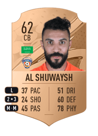 Hussain Al Shuwaysh Rare 62 OVR
