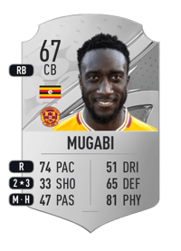 Bevis Mugabi Rare 67 OVR