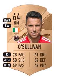 John O'Sullivan Rare 64 OVR
