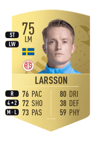 Sam Larsson Common 75 OVR