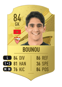 Yassine Bounou Rare 84 OVR