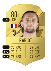Adrien Rabiot Rare 80 OVR