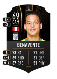 Cristian Benavente CONMEBOL LIBERTADORES 69 OVR