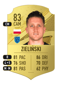 Piotr Zieliński Rare 83 OVR