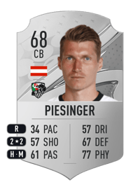 Simon Piesinger Rare 68 OVR