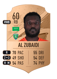 Ali Al Zubaidi Rare 60 OVR