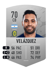 Julián Velázquez Common 70 OVR