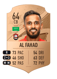 Abdullah Al Fahad Rare 64 OVR