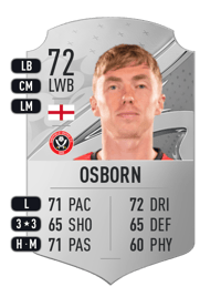Ben Osborn Rare 72 OVR