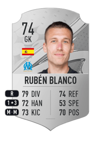 Rubén Blanco Rare 74 OVR
