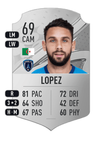 Julien Lopez Rare 69 OVR
