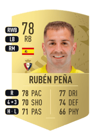 Rubén Peña Common 78 OVR
