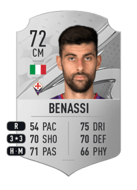 Marco Benassi Rare 72 OVR