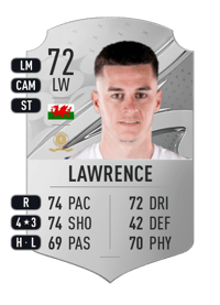 Tom Lawrence Rare 72 OVR
