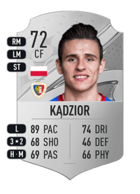 Damian Kądzior Rare 72 OVR