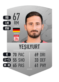 Erdoğan Yeşilyurt Common 67 OVR