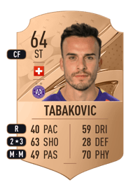 Haris Tabakovic Rare 64 OVR