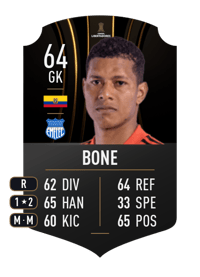 Adrián Bone CONMEBOL LIBERTADORES 64 OVR