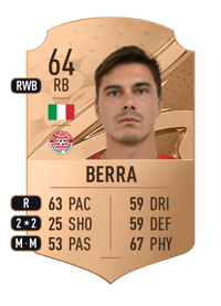 Filippo Berra Rare 64 OVR