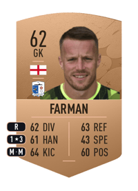 Paul Farman Common 62 OVR